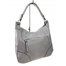 На фото 3 - Женская сумка  из искусственной кожи, цвет серый