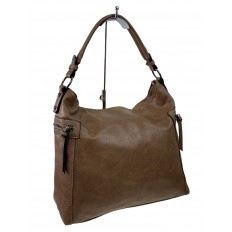 На фото 3 - Женская сумка  из искусственной кожи, цвет коричневый