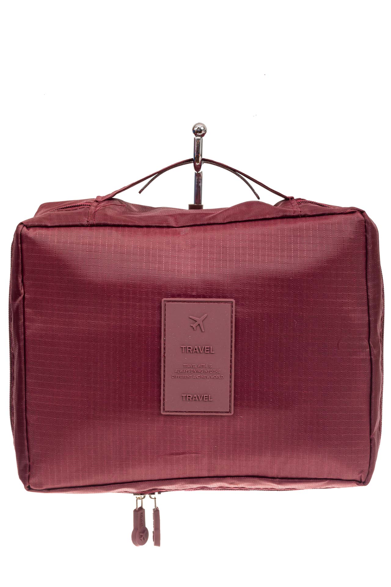 На фото 2 - Дорожная сумка-косметичка multi pouch, цвет бордовый