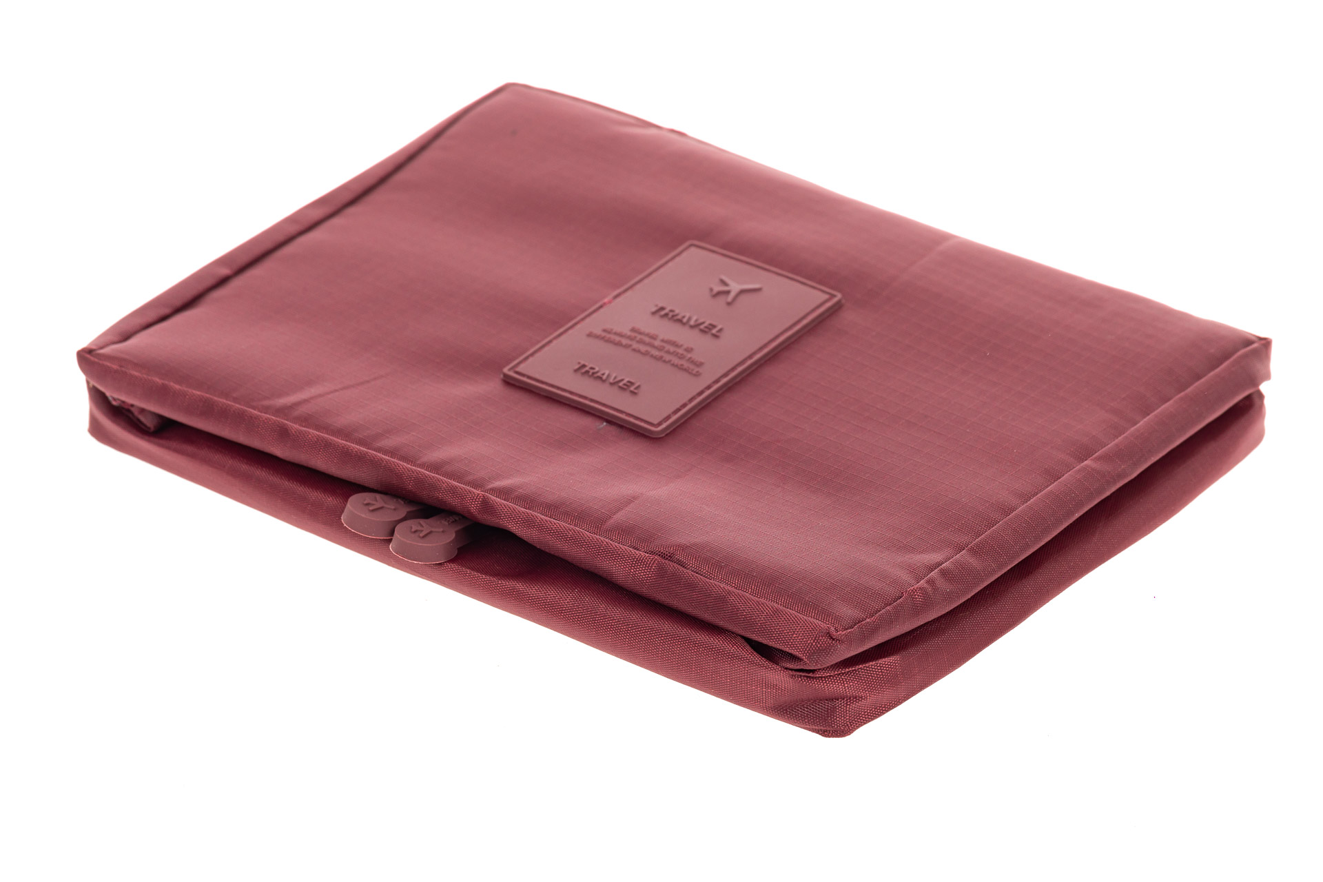 На фото 4 - Дорожная сумка-косметичка multi pouch, цвет бордовый