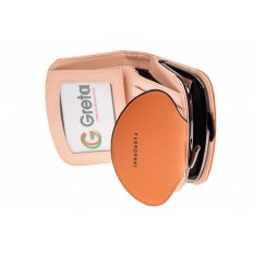 На фото 2 - Женское портмоне из искусственной кожи, цвет оранжевый