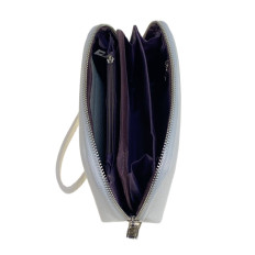 На фото 2 - Женский кошелёк  из натуральной кожи, цвет белый