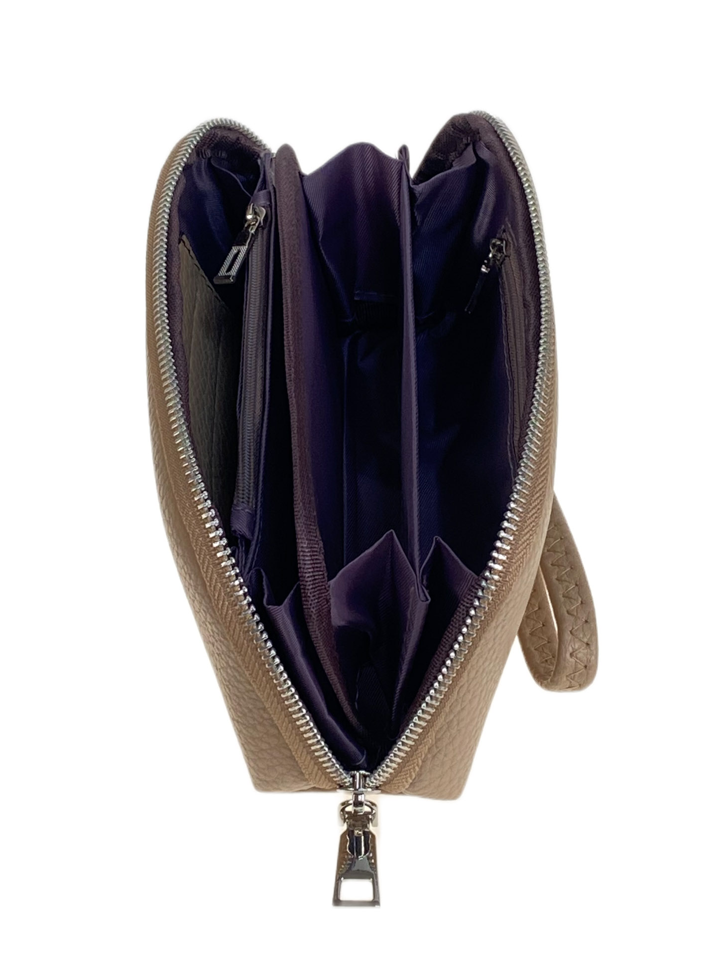 На фото 2 - Женский кошелёк  из натуральной кожи, цвет светло коричневый