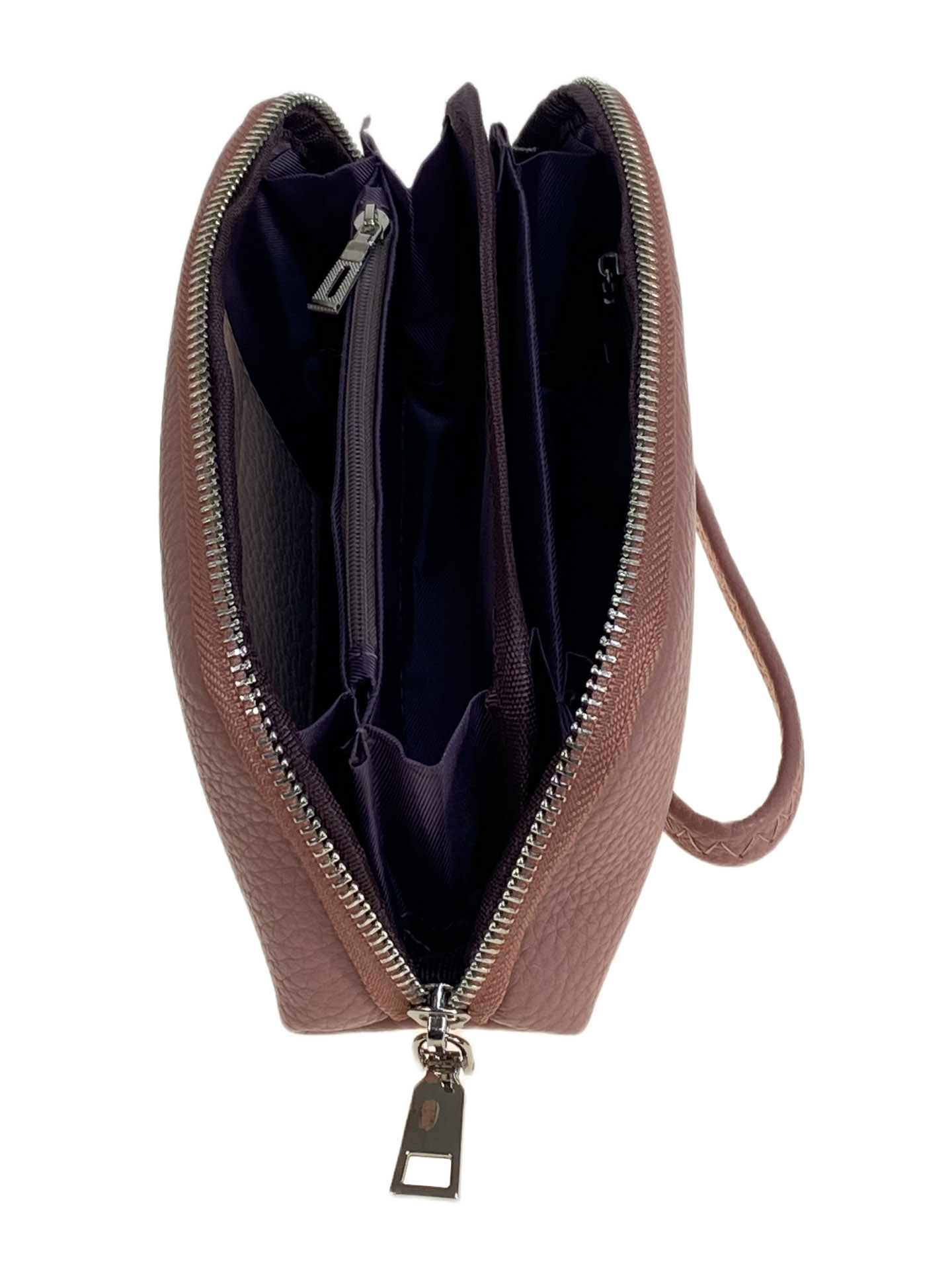 На фото 2 - Женский кошелёк  из натуральной кожи, цвет нежно розовый