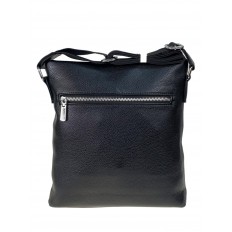 На фото 3 - Мужская сумка-планшет из экокожи, цвет черный 