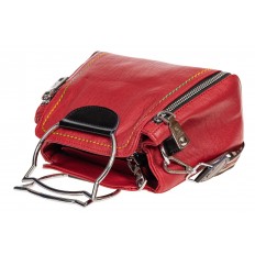 На фото 4 - Маленькая женская сумка из искусственной кожи, цвет красный