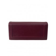 На фото 1 - Женское портмоне из мягкой искусственной кожи,  цвет бордовый