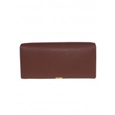 На фото 1 - Полноразмерный кошелёк-портмоне из натуральной кожи, цвет пыльная роза