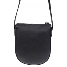На фото 3 - Женская сумочка saddle из натуральной кожи, цвет чёрный