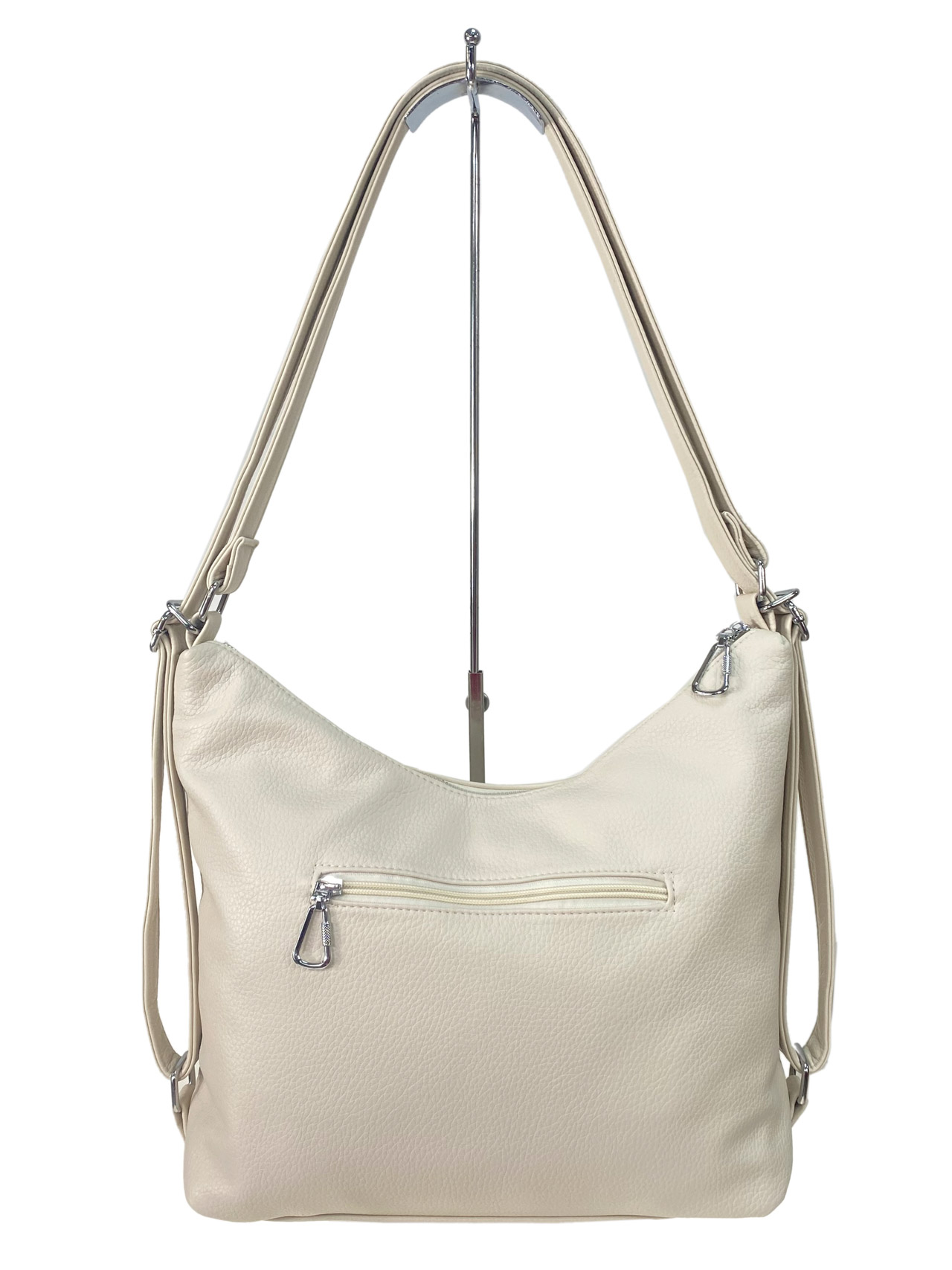 На фото 3 - Женская сумка из искусственной кожи, цвет молочный