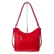 На фото 3 - Женская сумка из искусственной кожи, цвет красный