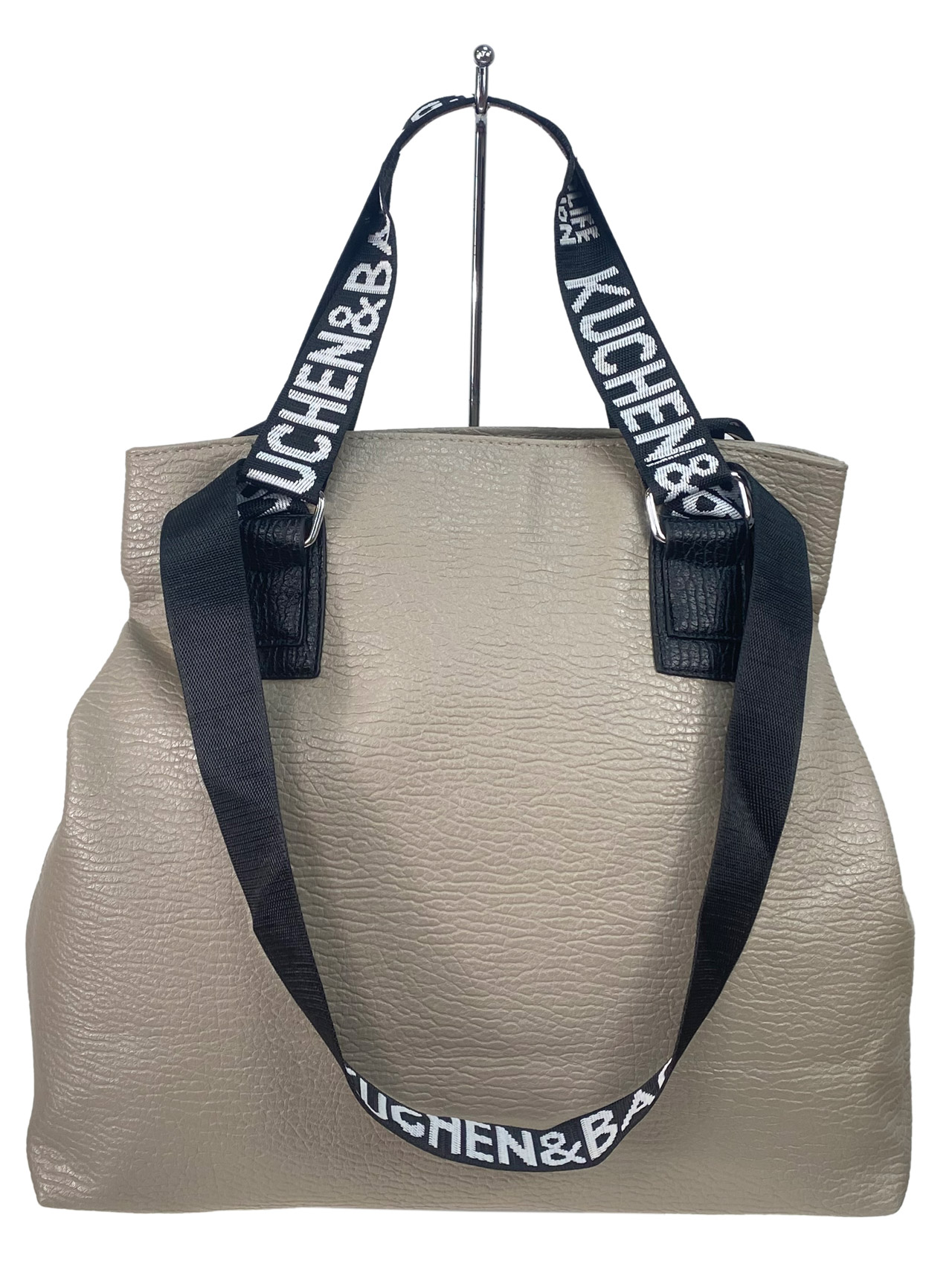 На фото 3 - Женская сумка из искусственной кожи, цвет серый