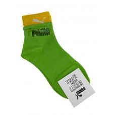 На фото 1 - Двухцветные спортивные носки, цвет салатовый с жёлтым