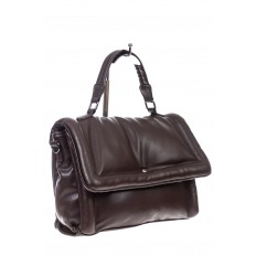 На фото 3 - Женская сумка кросс боди из искусственной кожи, цвет коричневый