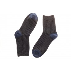 На фото 2 - Носки мужские хлопок, размер 25-28, цвет серый с синим