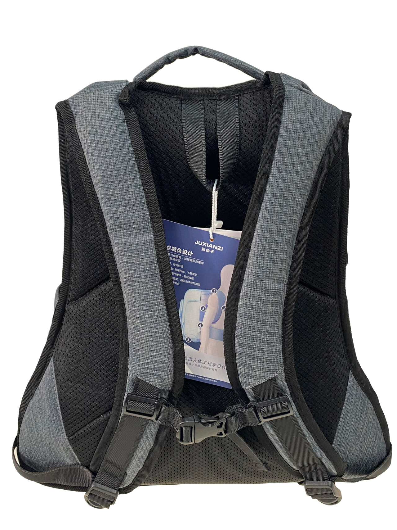 На фото 2 - Универсальный городской рюкзак, цвет серый