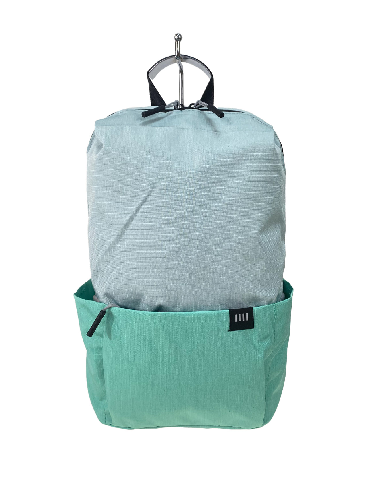 На фото 3 - Молодежный рюкзак из текстиля, цвет бирюзовый
