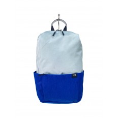 На фото 3 - Молодежный рюкзак из текстиля, цвет сине-голубой 