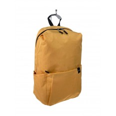 На фото 2 - Молодежный рюкзак из текстиля, цвет оранжевый