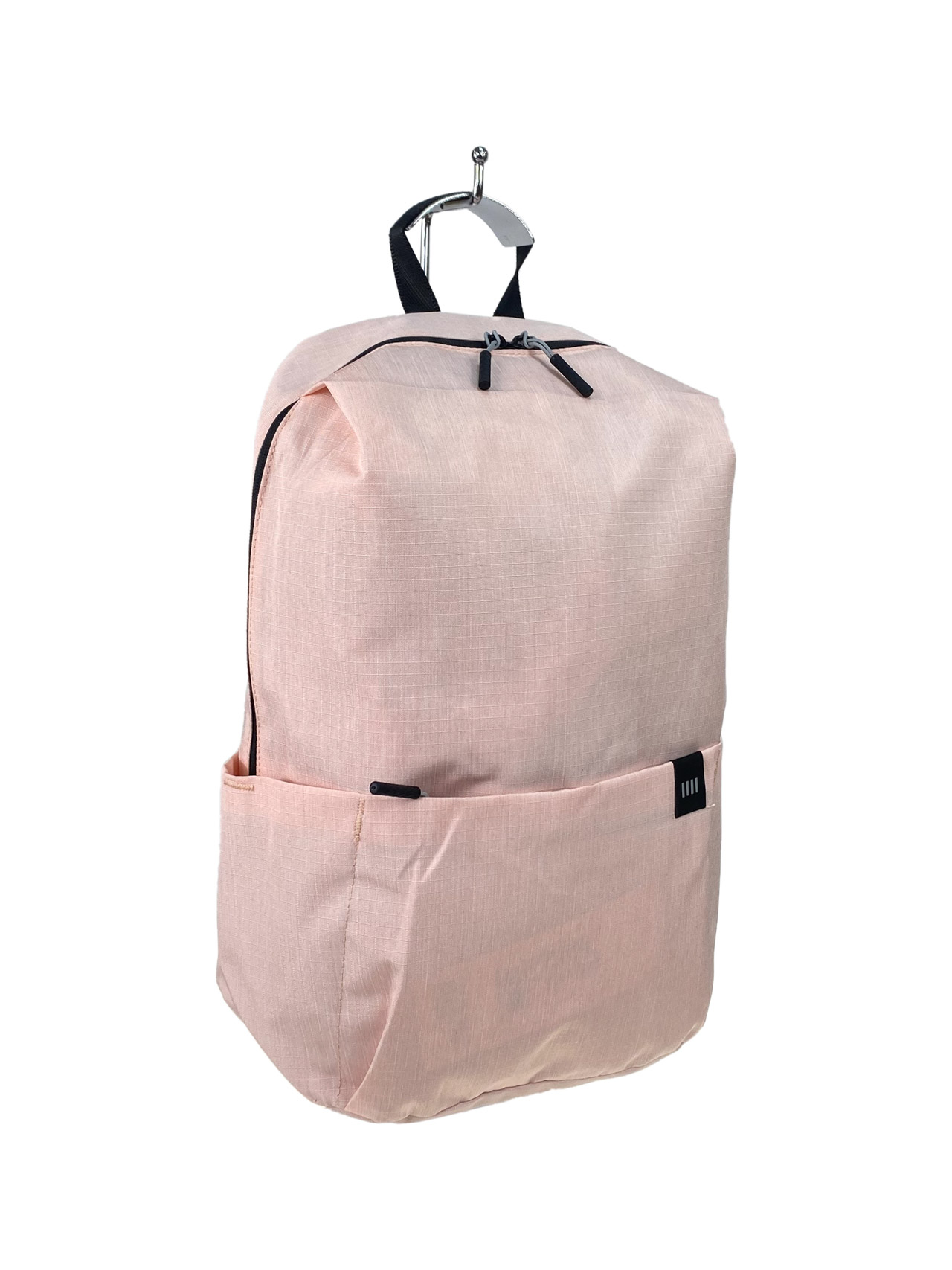 На фото 2 - Молодежный рюкзак из текстиля, цвет розовый 