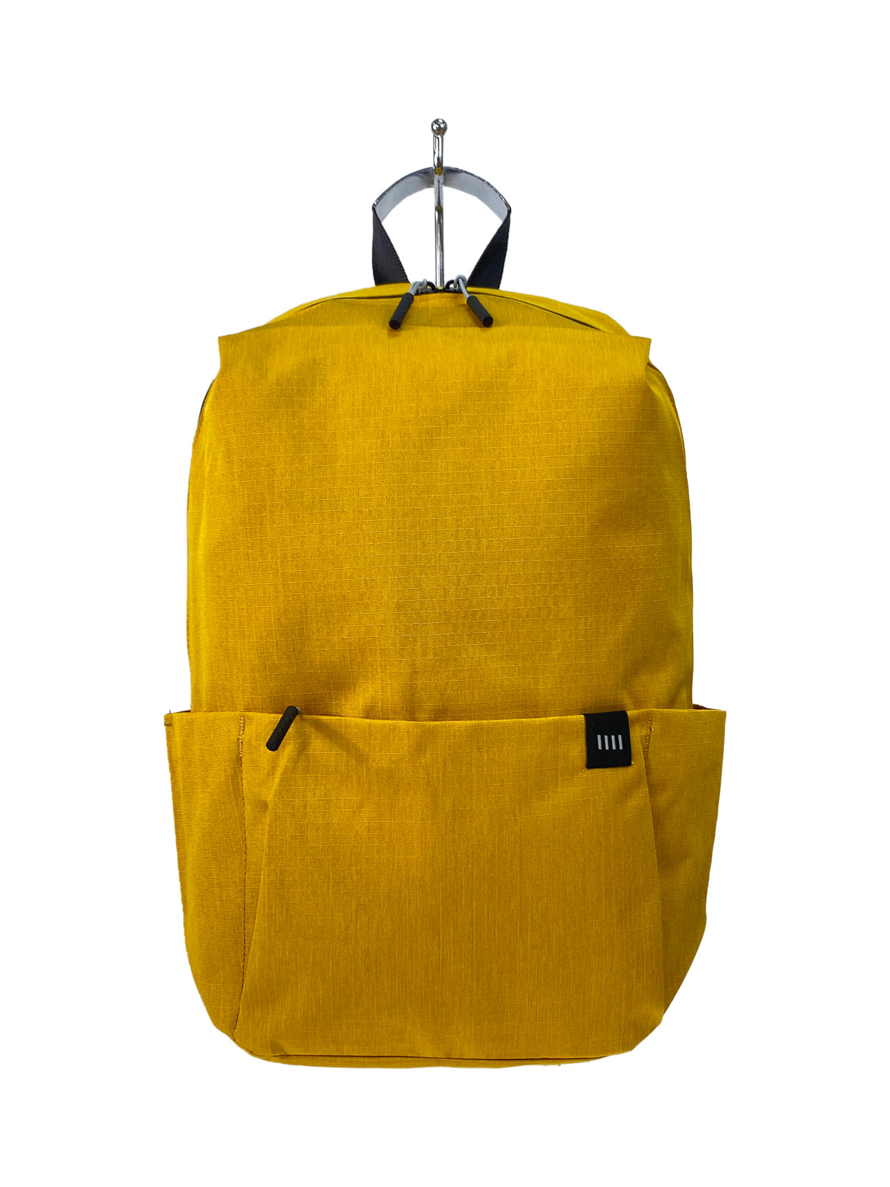 На фото 3 - Молодежный рюкзак из текстиля, цвет желтый 