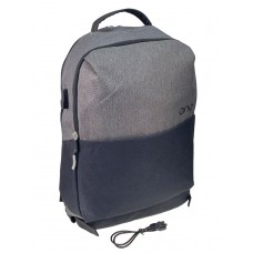 На фото 1 - Универсальный рюкзак из водоотталкивающей ткани, цвет графит
