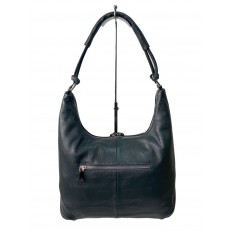 На фото 2 - Женская сумка из натуральной кожи, цвет графит