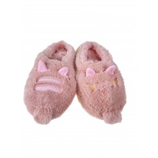 На фото 1 - Домашние тапочки-носочки, цвет розовый