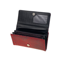 На фото 2 -  Женское портмоне из искусственной кожи, цвет красный На фото 2 -  Женское портмоне из искусственной кожи, цвет красный