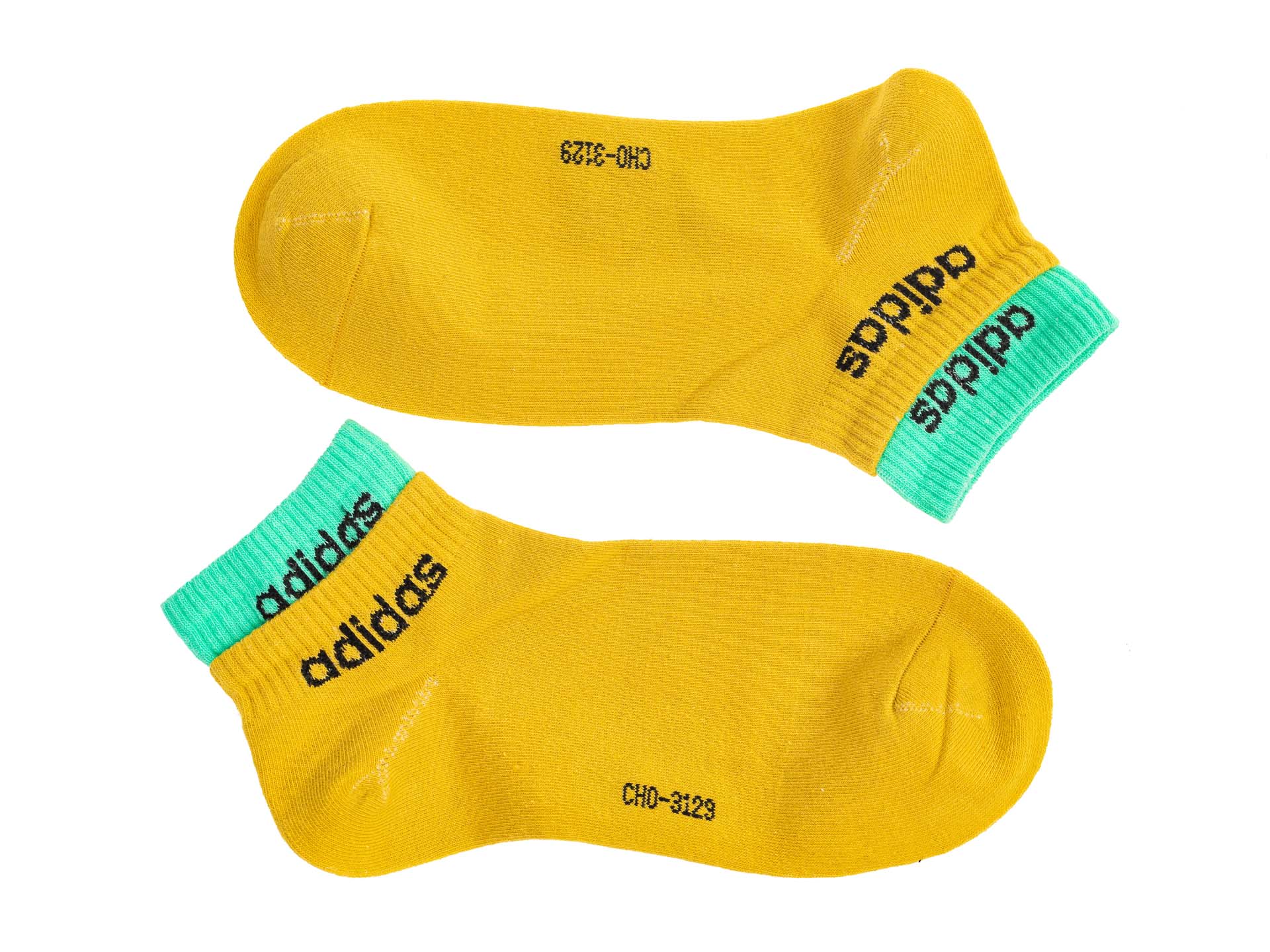 На фото 1 - Спортивные женские носки, цвет горчичный