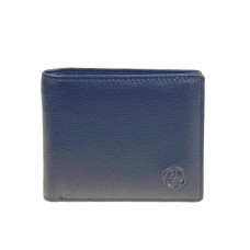 На фото 1 - Мужское  портмоне из натуральной кожи, цвет черный