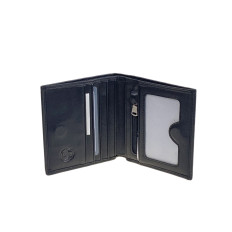 На фото 2 - Мужское портмоне из натуральной кожи, цвет черный На фото 2 - Мужское портмоне из натуральной кожи, цвет черный