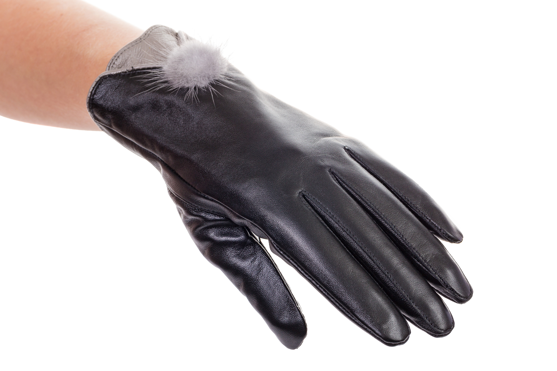 На фото 1 - перчатки из натуральной кожи