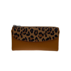 На фото 1 -  Женское портмоне из искусственной кожи, цвет коричневый