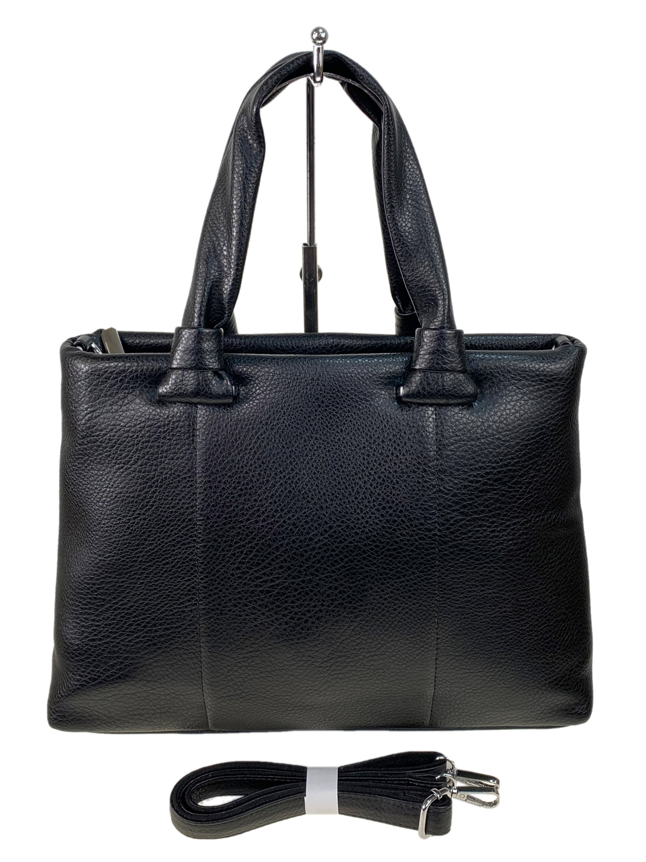 Женская сумка клатч из искусственной кожи , цвет черный