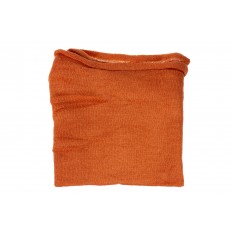 На фото 2 - Снуд из шерсти, цвет тёмно-оранжевый