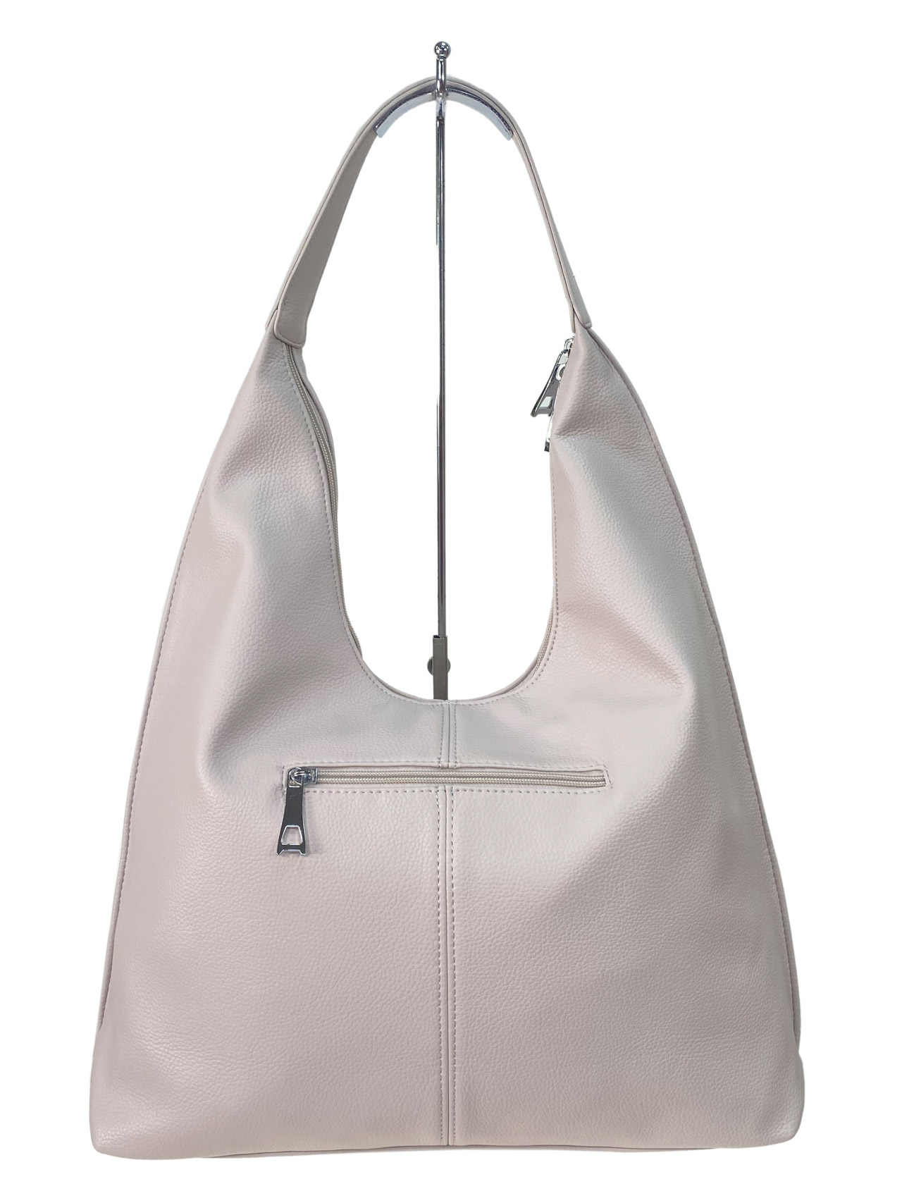 На фото 3 - Женская сумка шоппер из искусственной кожи, цвет серый