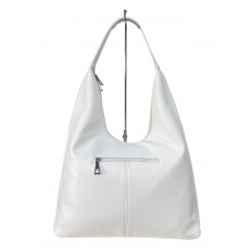На фото 3 - Женская сумка шоппер из искусственной кожи, цвет белый