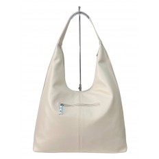 На фото 3 - Женская сумка шоппер из искусственной кожи, цвет молочный 