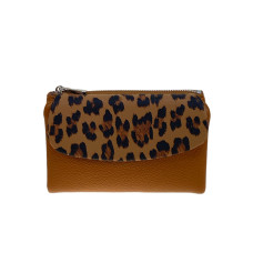 На фото 1 -  Женское портмоне из искусственной кожи, цвет коричневый