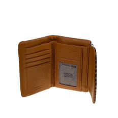 На фото 2 -  Женское портмоне из искусственной кожи, цвет коричневый