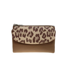 На фото 1 -  Женское портмоне из искусственной кожи, цвет хаки