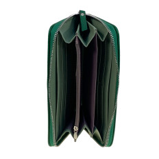 На фото 2 - Женское портмоне из искусственной кожи, цвет зеленый На фото 2 - Женское портмоне из искусственной кожи, цвет зеленый