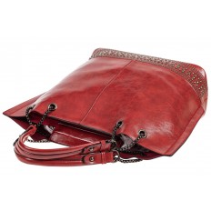 На фото 4 - Набор сумок из искусственной кожи, цвет красный