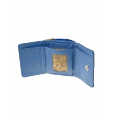 На фото 2 - Женский кошелек  из искусственной кожи, цвет голубой