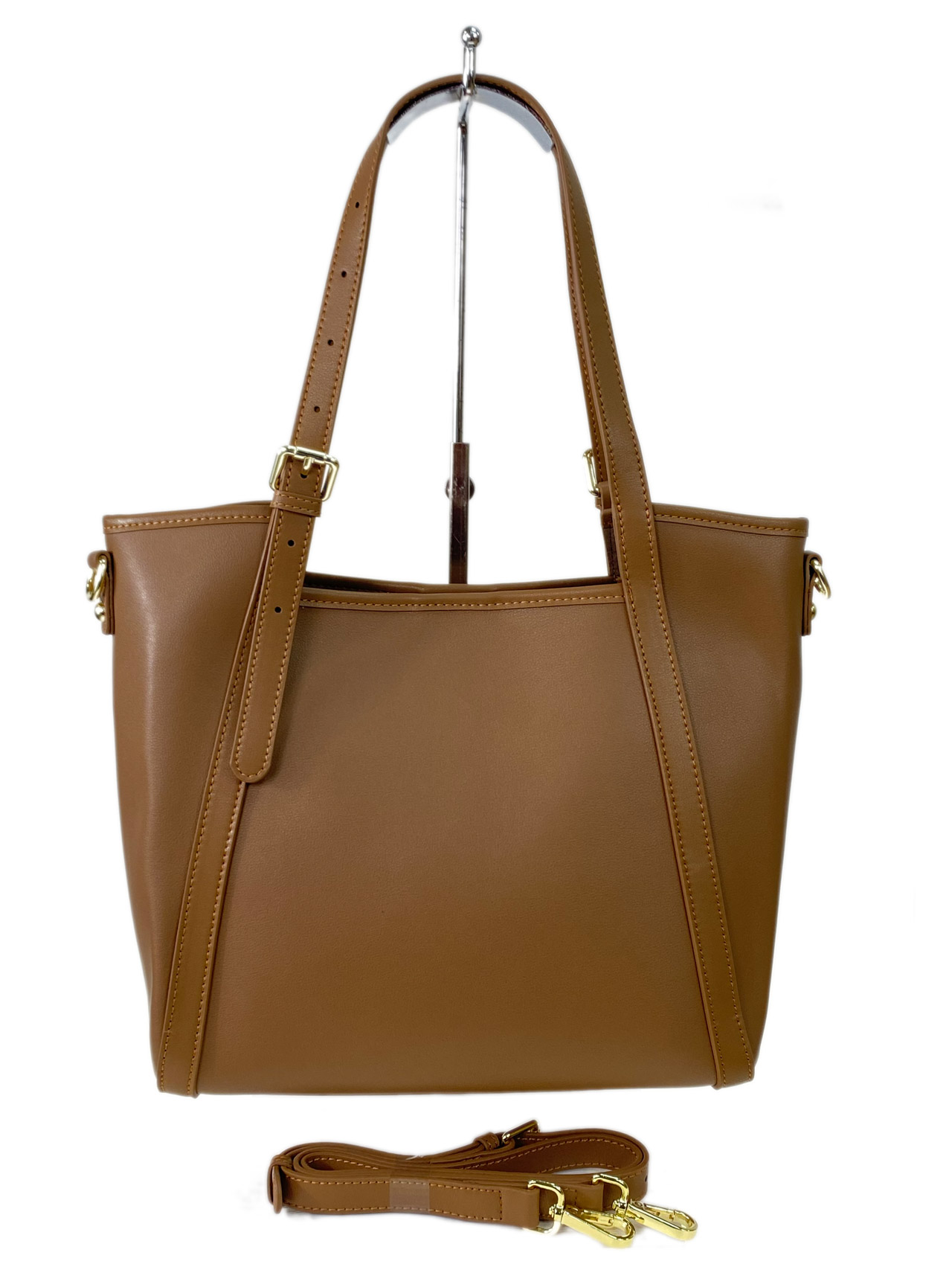 На фото 3 - Женская сумка  из натуральной кожи, цвет коричневый