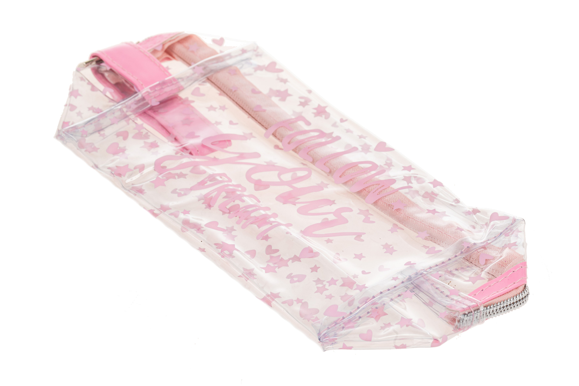 На фото 4 - Непромокаемая сумка-косметичка для бассейна, цвет розовый
