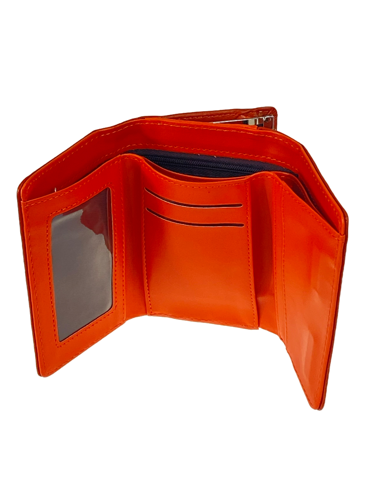 На фото 2 - Женский кошелек из искусственной кожи,цвет оранжевый