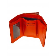 На фото 2 - Женский кошелек из искусственной кожи,цвет оранжевый